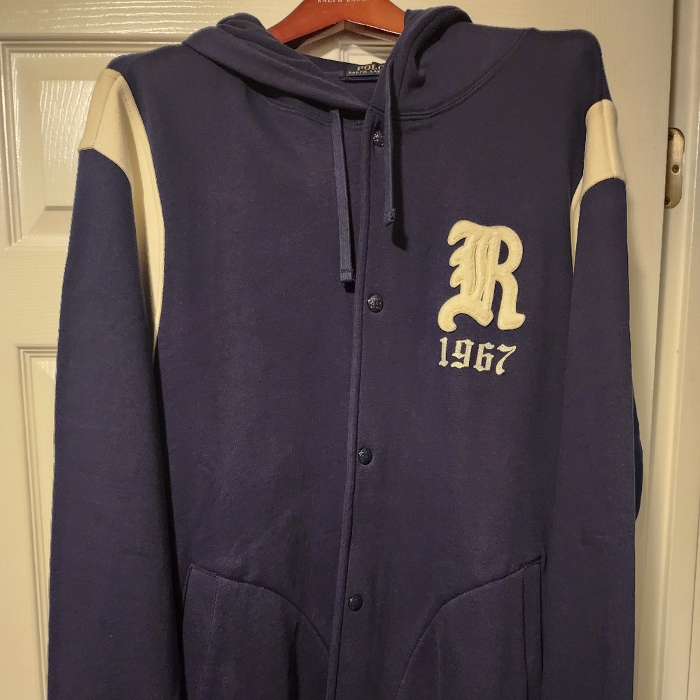 Polo Ralph Lauren Hooded Baseball Jacket, sz. 2XLT